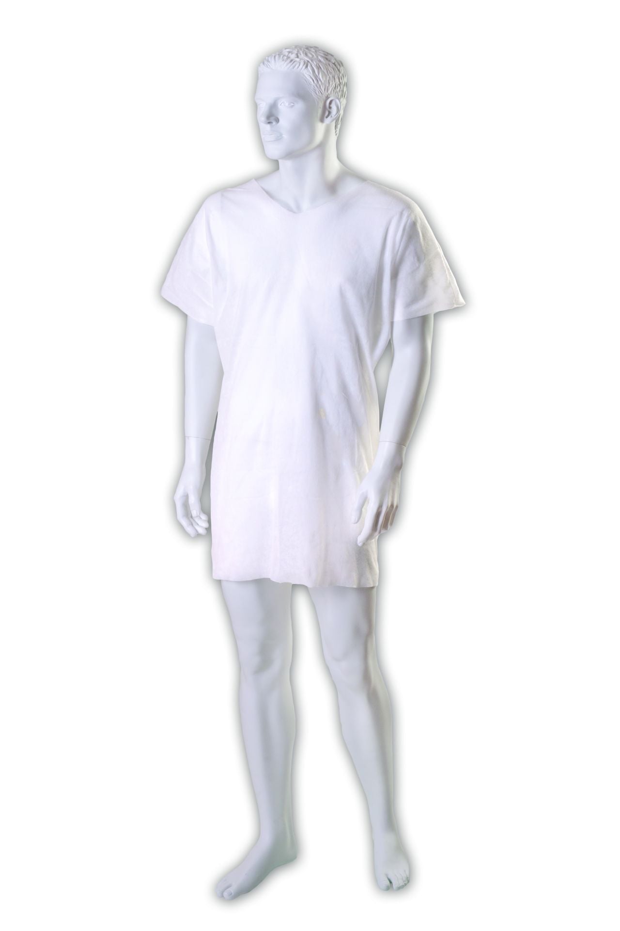 Blouse du patient en col V – 10 Pièces