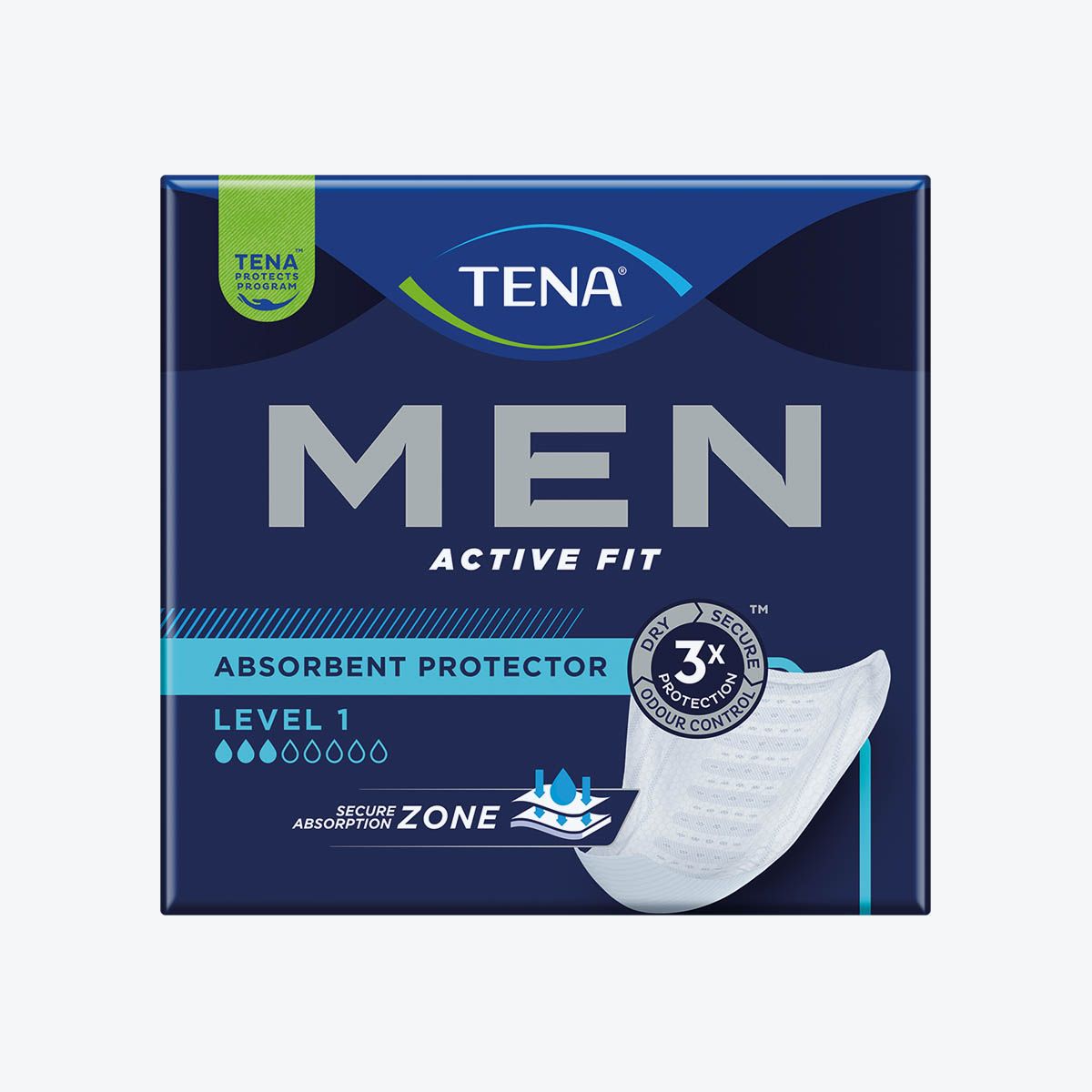 Tena – Protection urinaire homme – Light Niveau 1 – Sachet de 14 pièces