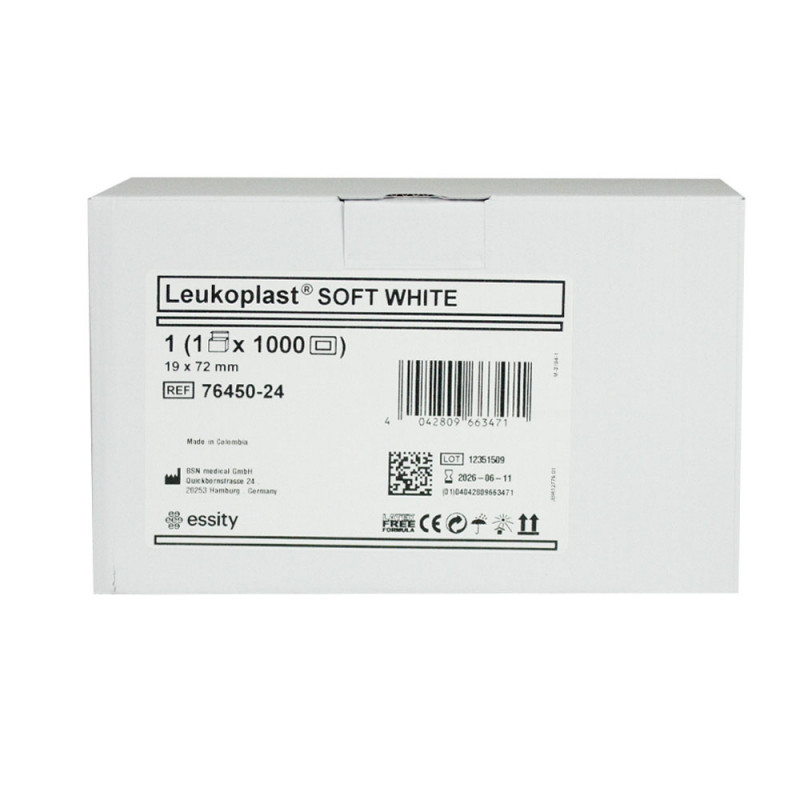 Leukoplast Soft – Pansement Individuel – 7,2 x 1,9 cm – BSN Médical