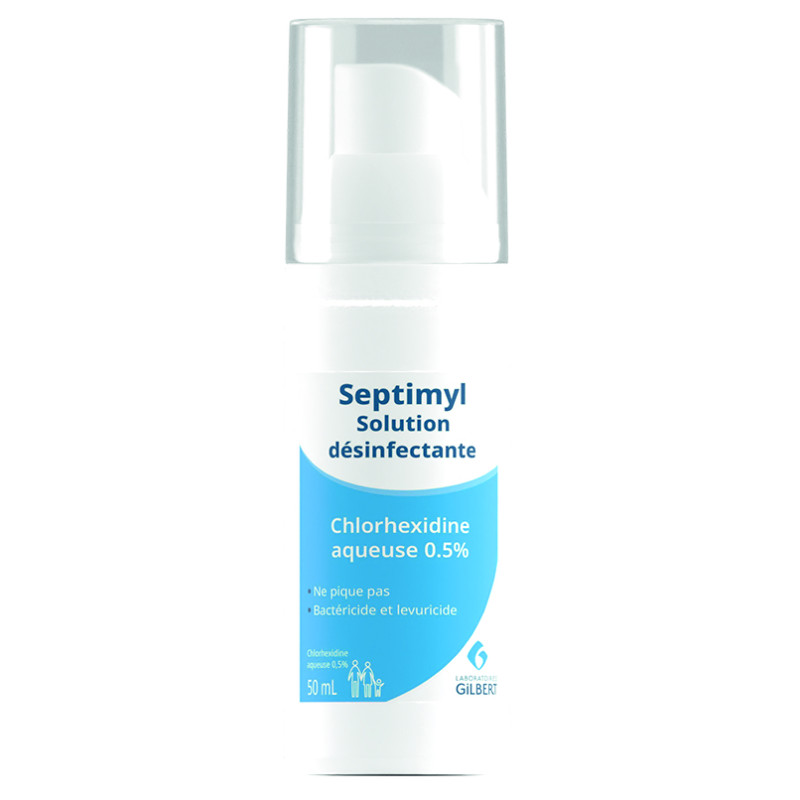 Chlorhexidine aqueuse 0,5% SEPTIMYL en spray