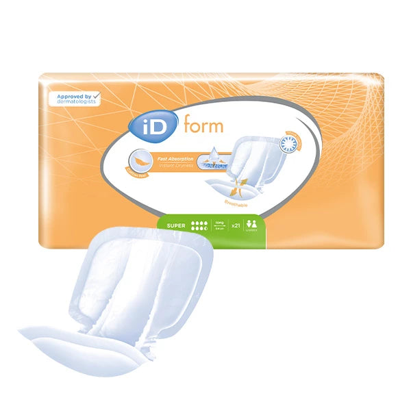 Ontex – Protection urinaire anatomique iD Form Super – Sachet de 21