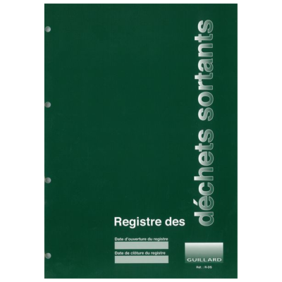 Registre des déchets sortants