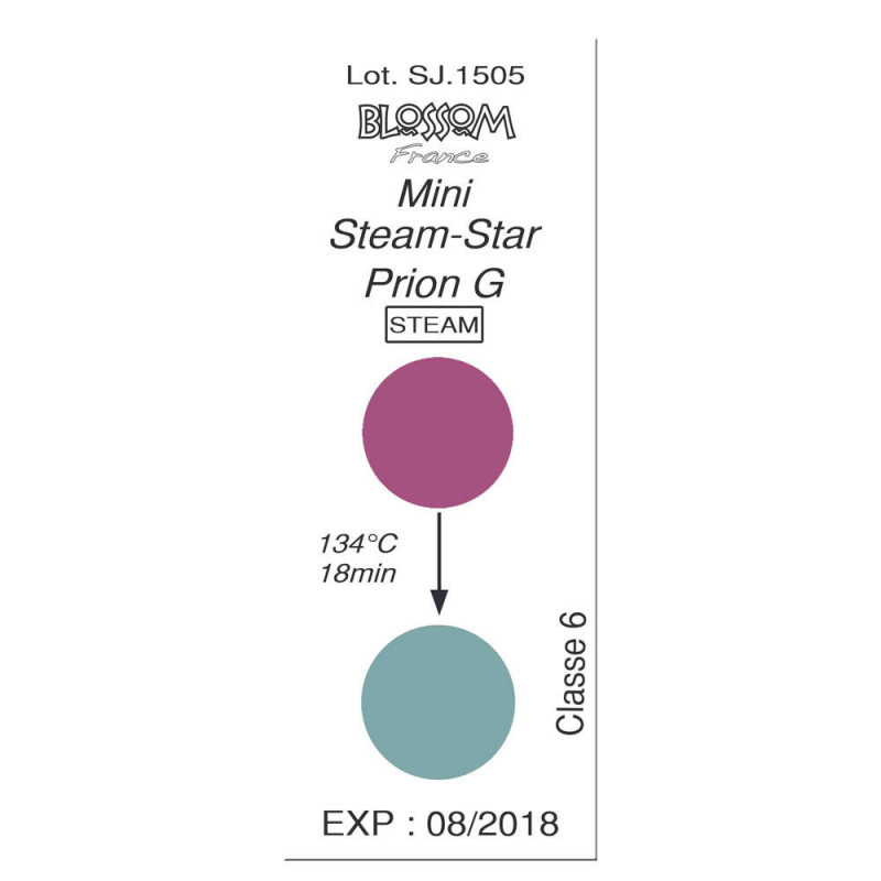 Test Prion G – Indicateur de Stérilisation (ISP) – Blossom