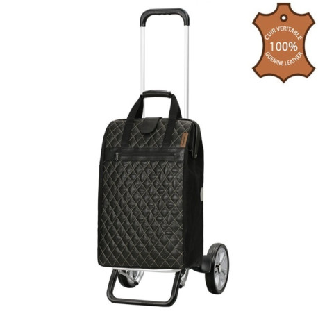 Alu Star Shopper Inra – Chariot de courses 2 roues – Noir – 44 L – Andersen Shopper Manufaktur