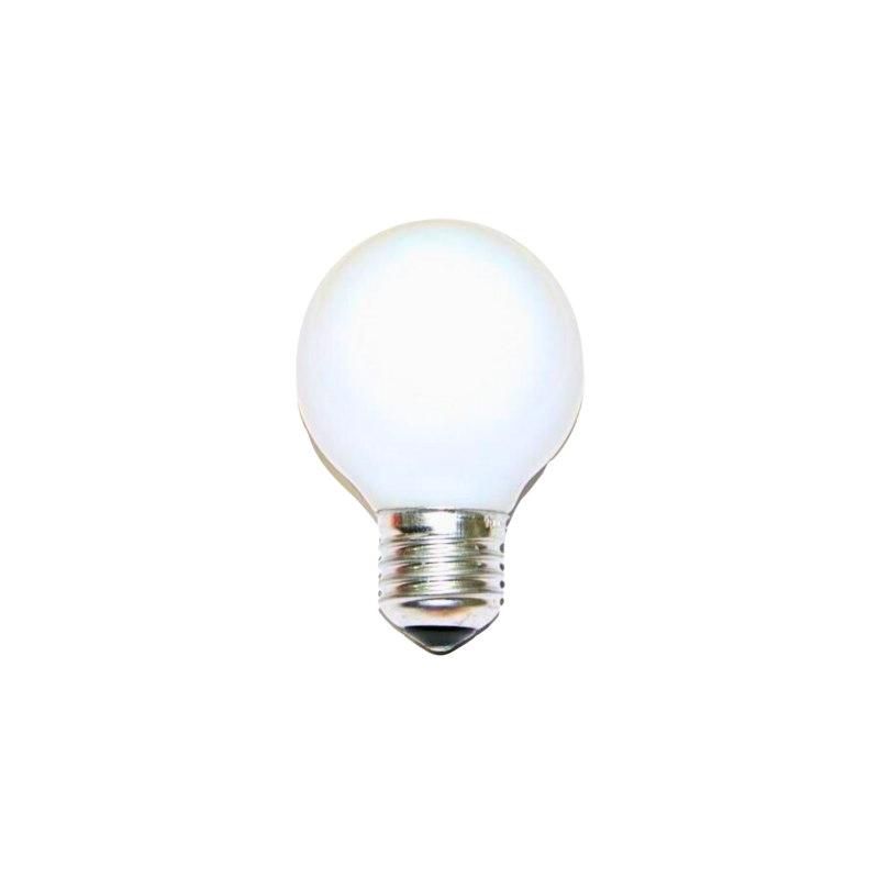 Ampoule globe à incandescence opale de 60 W