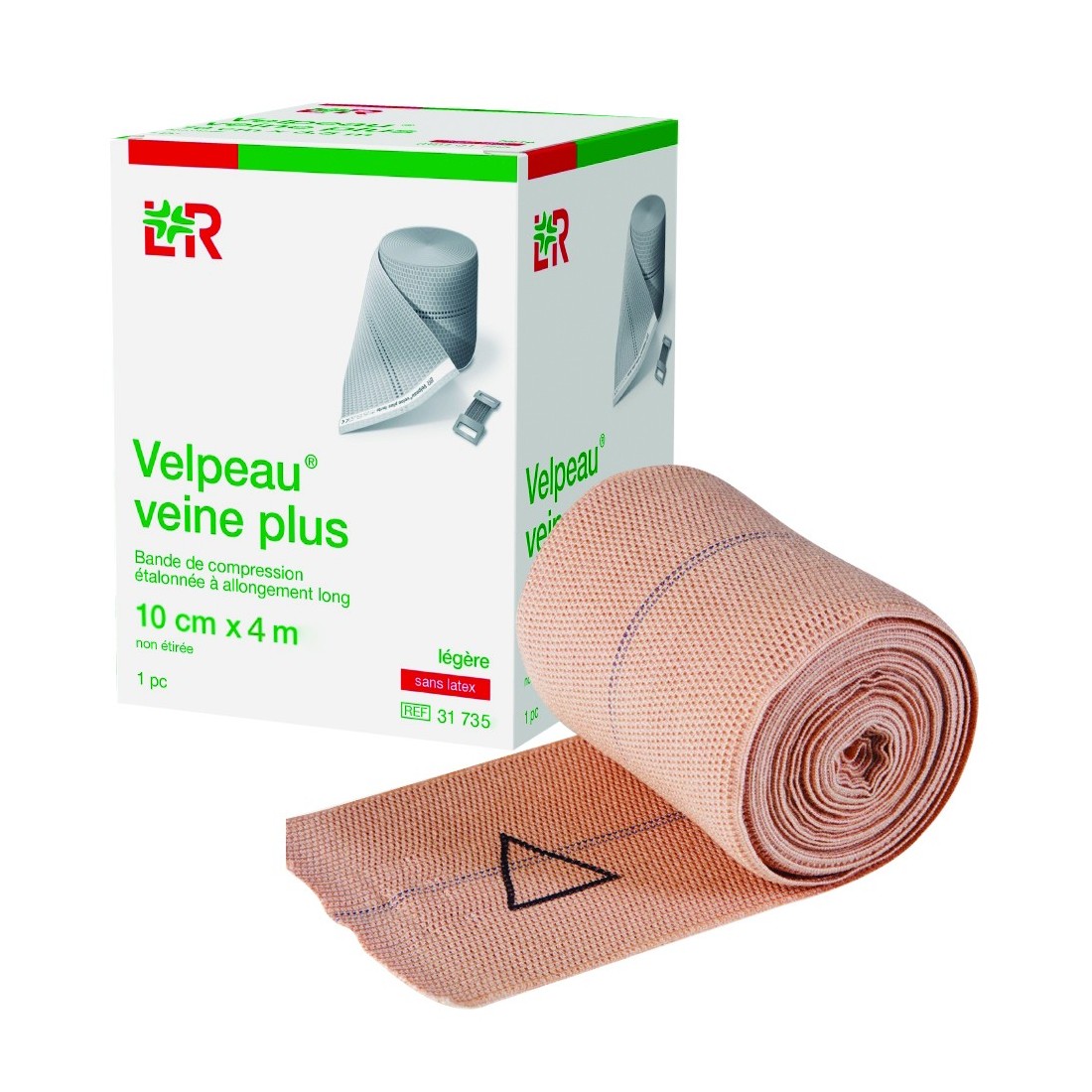 Bande Velpeau® Veine Plus 10 cm x 4 M Moyen