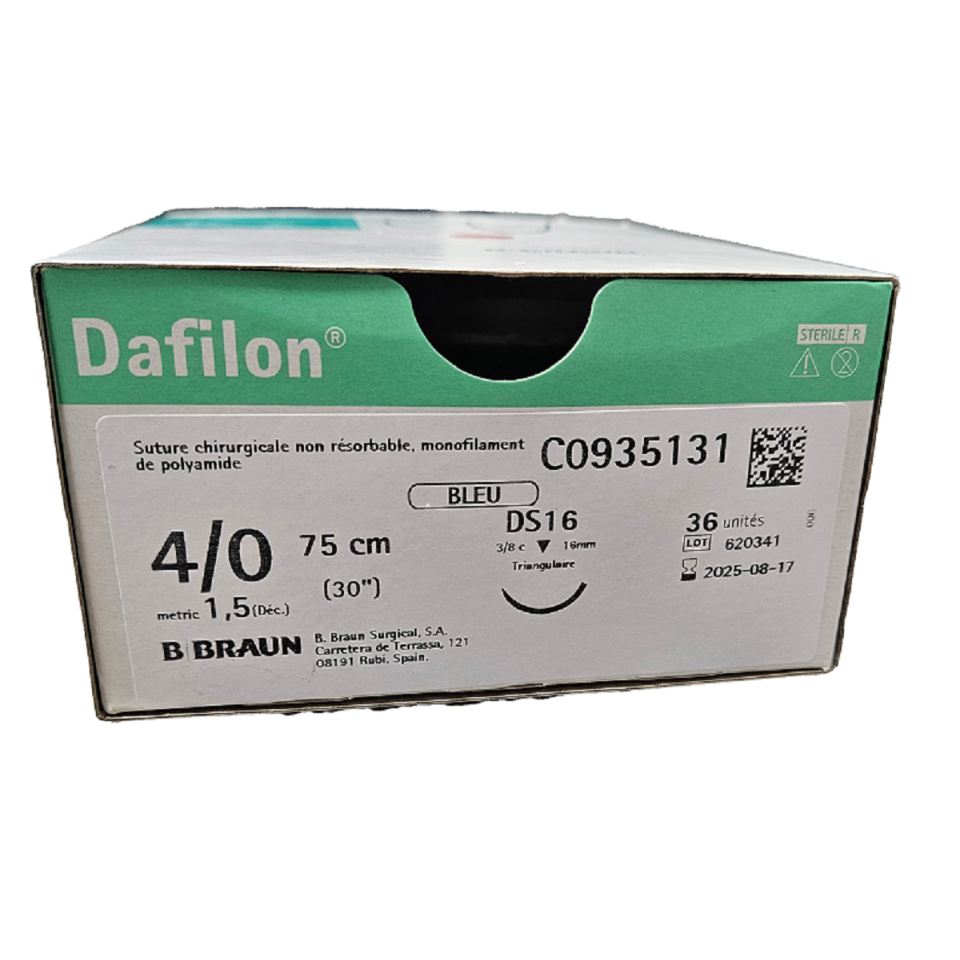 Fils à suture Dafilon (ex Flexocrin) 75cms DS16