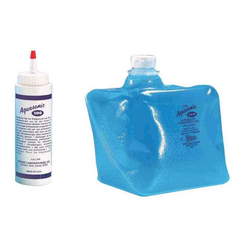 Gel d’échographie AQUASONIC bleu en 250ml et 5 litres