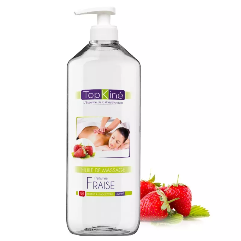 HUILE DE MASSAGE PARFUMÉE FRAISE TOP’KINE