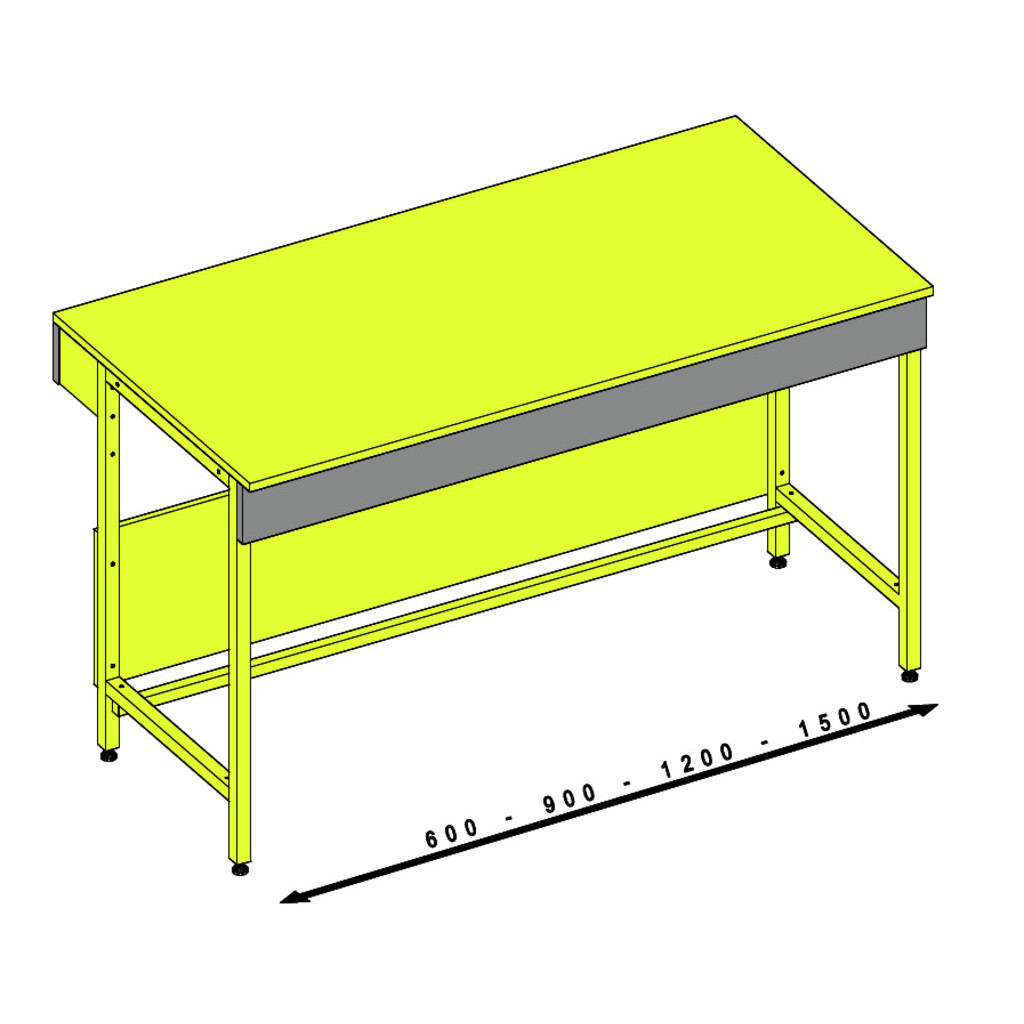 PAILLASSE NUE SECHE L=900 MM PROF=750 MM GLACE EMAILLEE