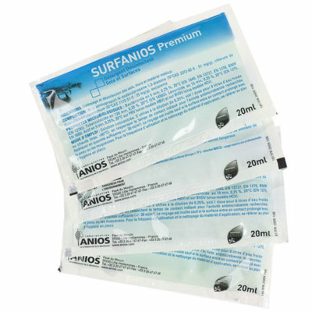 SURFANIOS PREMIUM SANS RINCAGE 500 SACHETS DE 20ML