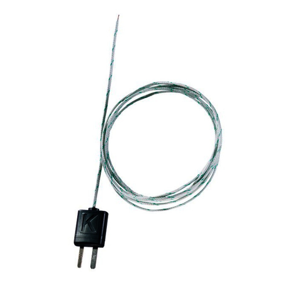 THERMOCOUPLE ISOLE SOIE DE VER RE,FLEXIBLE,1500MM,-50/+400’C