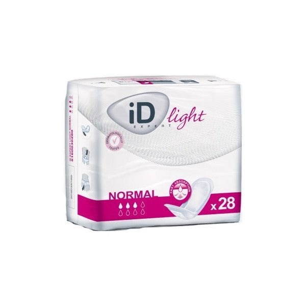 Ontex – Protection urinaire femme iD Expert Light Normal – Sachet de 28 Pièces