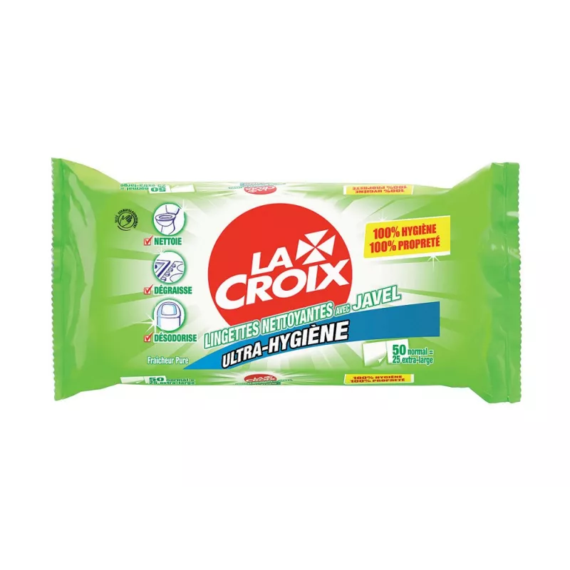 LINGETTES AVEC JAVEL LA CROIX