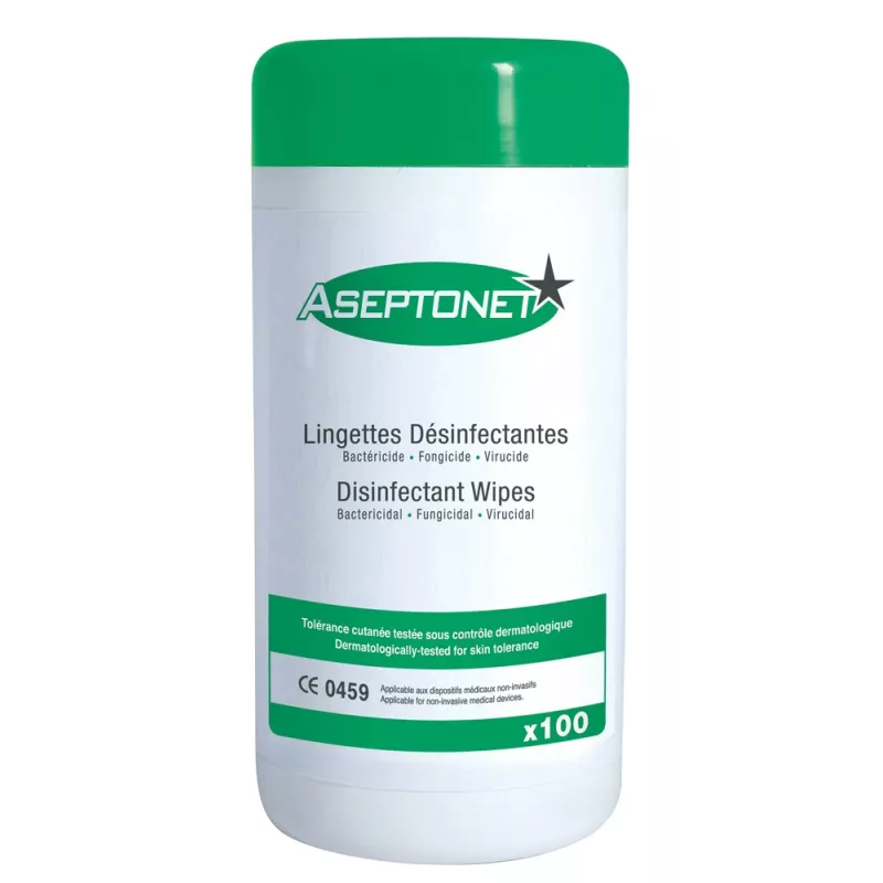 LINGETTES DÉSINFECTANTES ASEPTONET