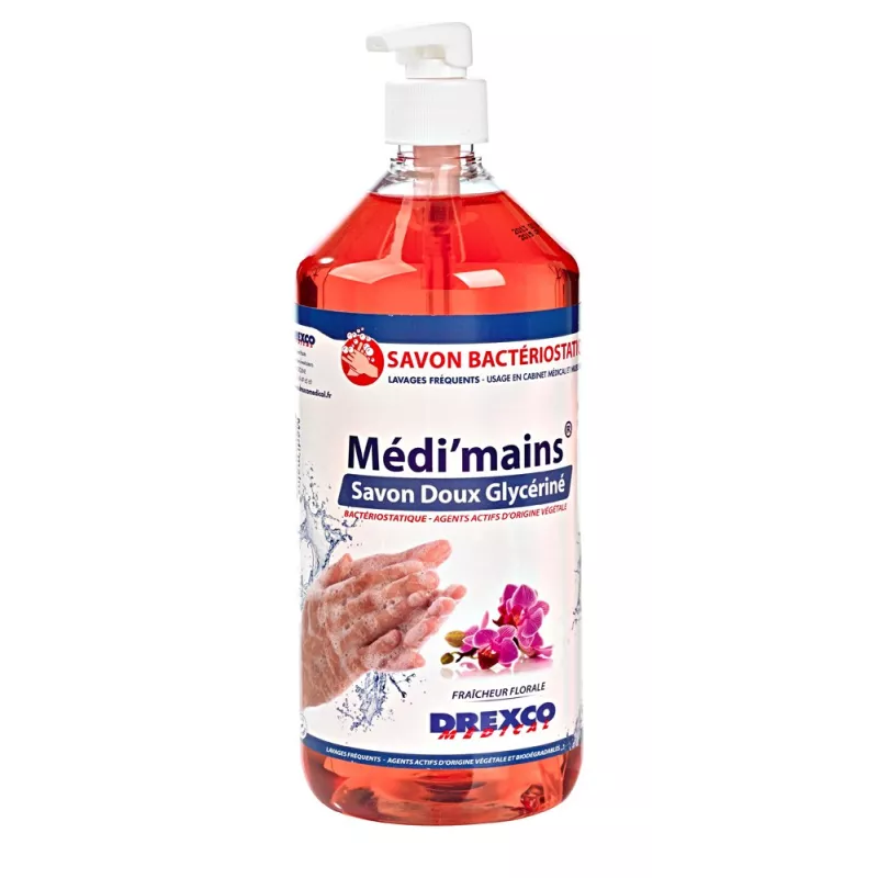 LOTION LAVANTE MEDI’MAINS FLORAL 1 LITRE