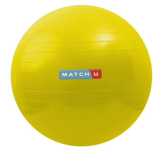 Ballon de fitness Matchu jaune 45 cm