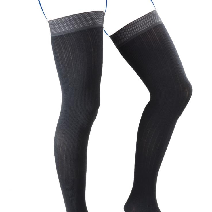 THUASNE BAS CUISSES HOMME COMPRESSION CONTENTION CITY CONFORT COTON CLASSE 3