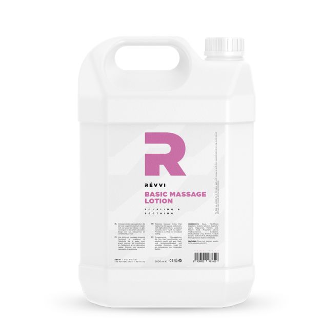 Revvi – Lotion de massage basique neutre – Jerrican de 5 litres