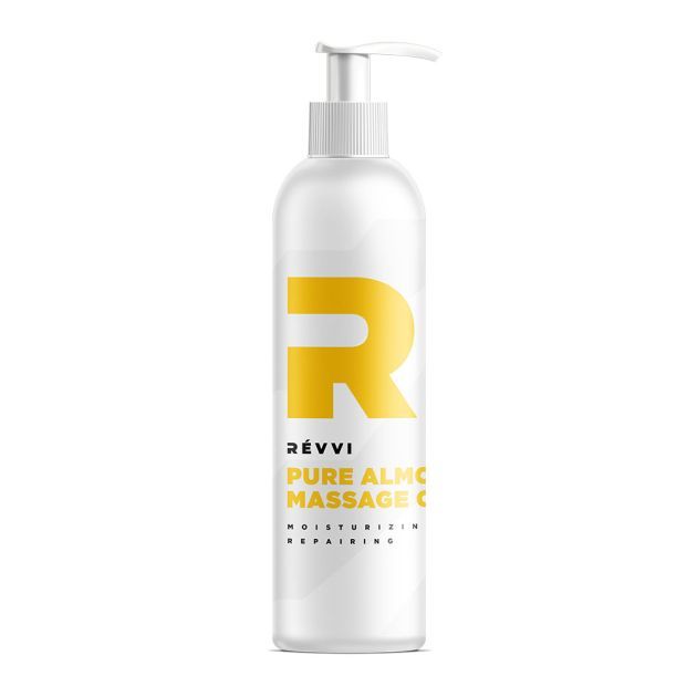 Revvi – Huile de Massage Pure Amande – Distributeur 250 ml