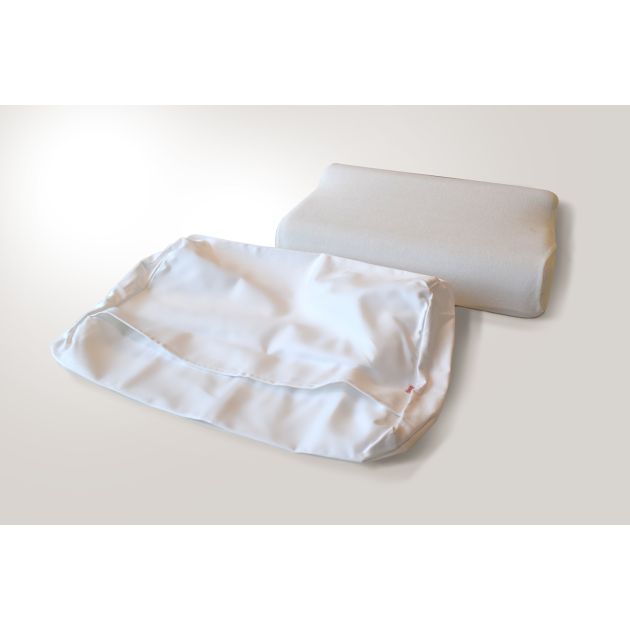 Sissel Housse de Coussin de Coton Blanche