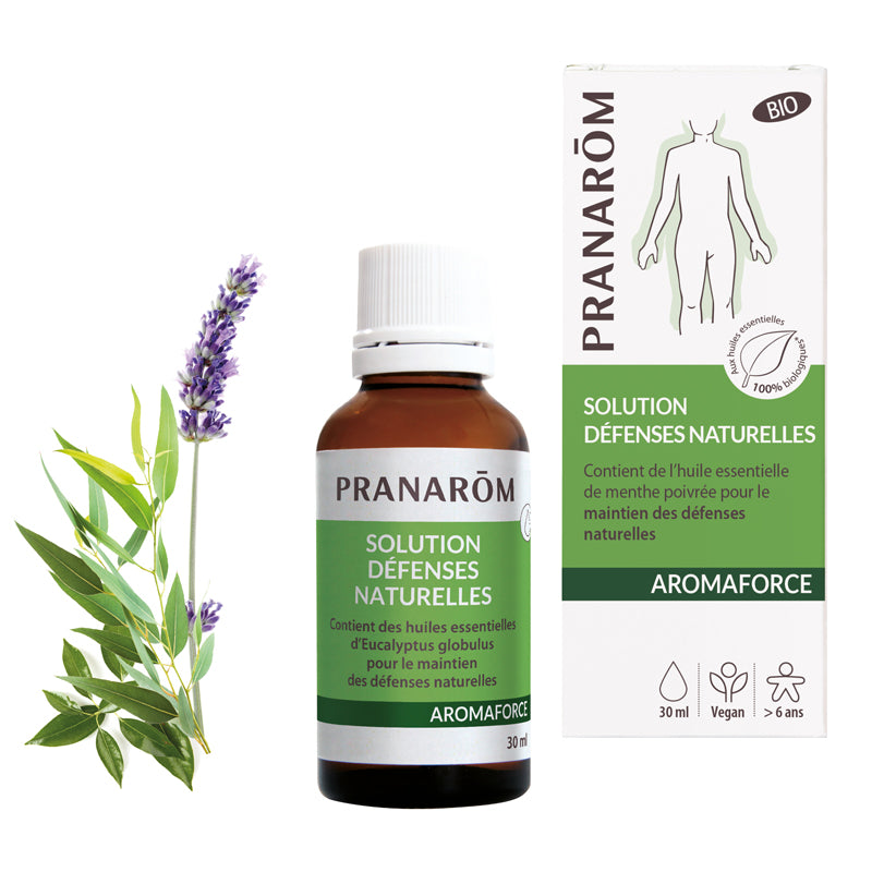 PRANAROM huiles essentielles BIO solution – défenses naturelles 30 ml