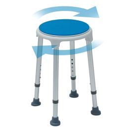 Tabouret de douche rotatif Blue Seat- Herdegen