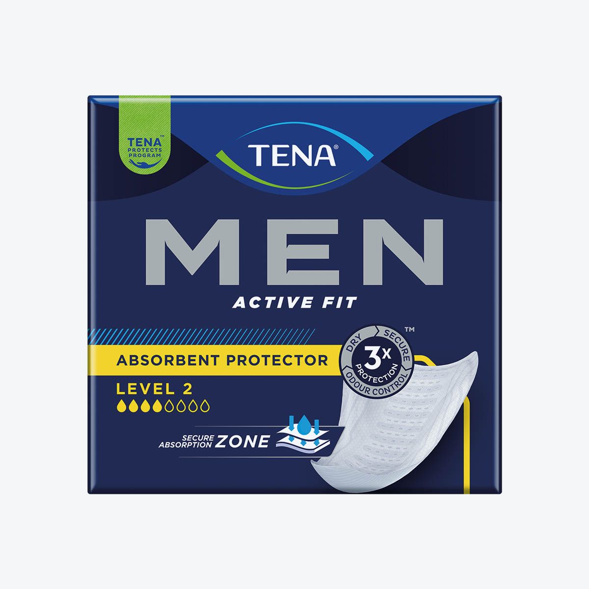 Tena – Protection urinaire homme – Medium Niveau 2 – Sachet de 20 pièces