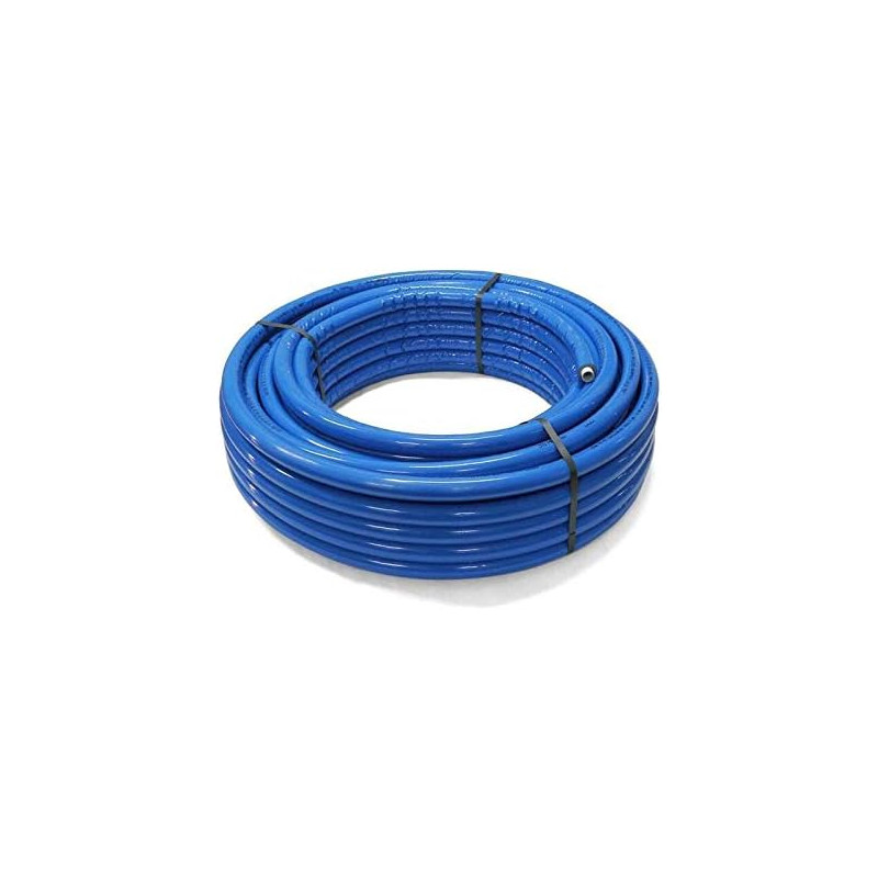 Tuyau multicouche isolé isolé Bleu 16 x 2-6 mm 50 m – Sanpro