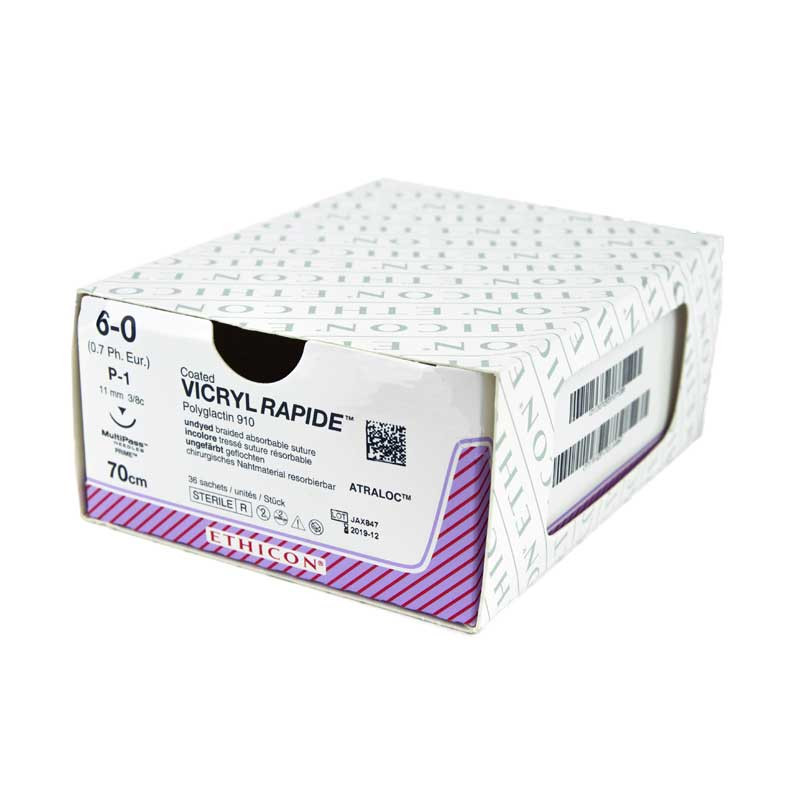 VICRYL sutures ophtalmologiques (13 modèles) – Boîte de 12 unités